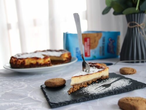 Cheesecake al mascarpone con biscotti senza glutine